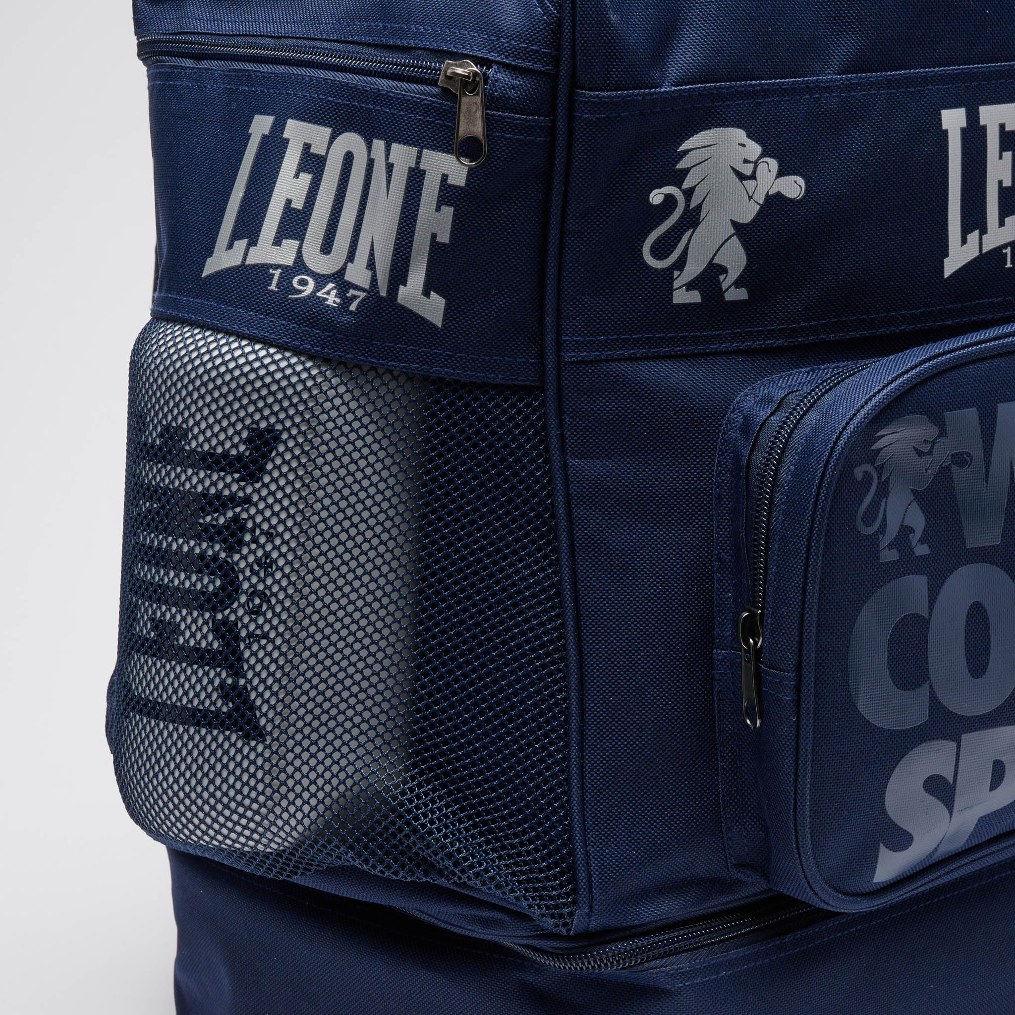 LEONE 1947, Mochila Ambassador, Unisex Adulto, Azul, Talla Única, AC952