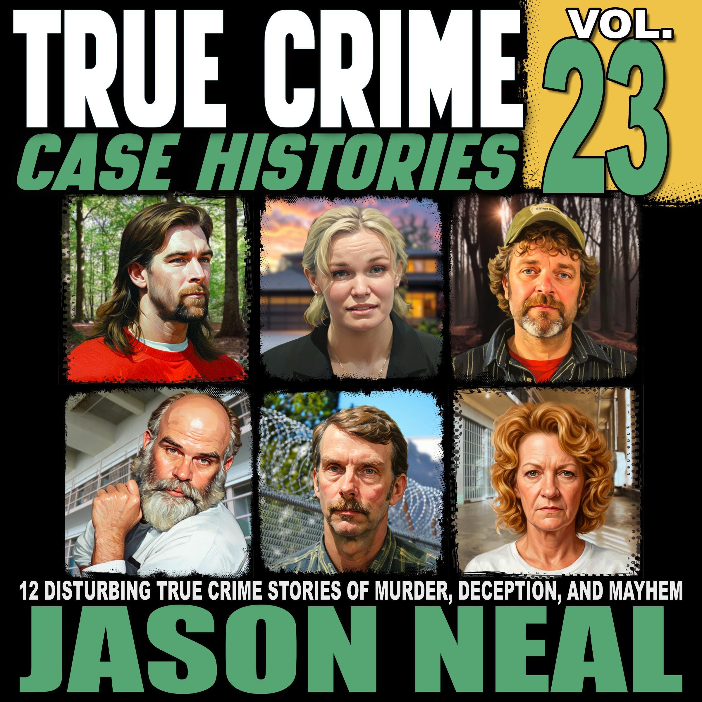 Cover art for True Crime Case Histories, Volume 23: 12 Disturbing Stories of Murder and Mayhem