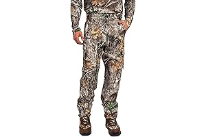 Realtree Men's All-Season Hunting Camo Pants: Lightweight, Water-Resistant, Breathable