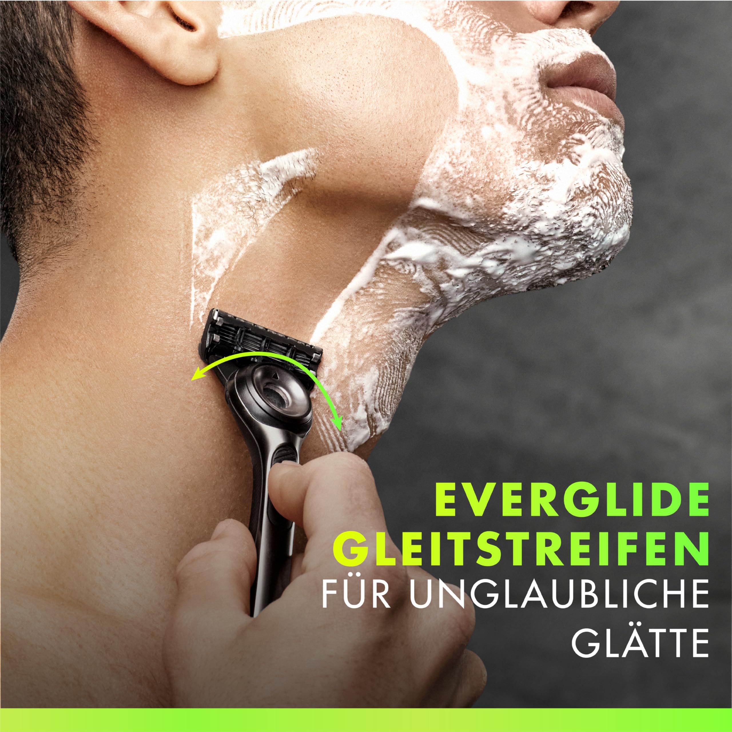Gillette Labs Rasierklingen Herren, 10 Original Ersatzklingen, Schwarz | Nassrasierer, Klingen Kompatibel mit Allen Labs Rasierern, Inkl. Heated Razor Und Schlüsselanhänger