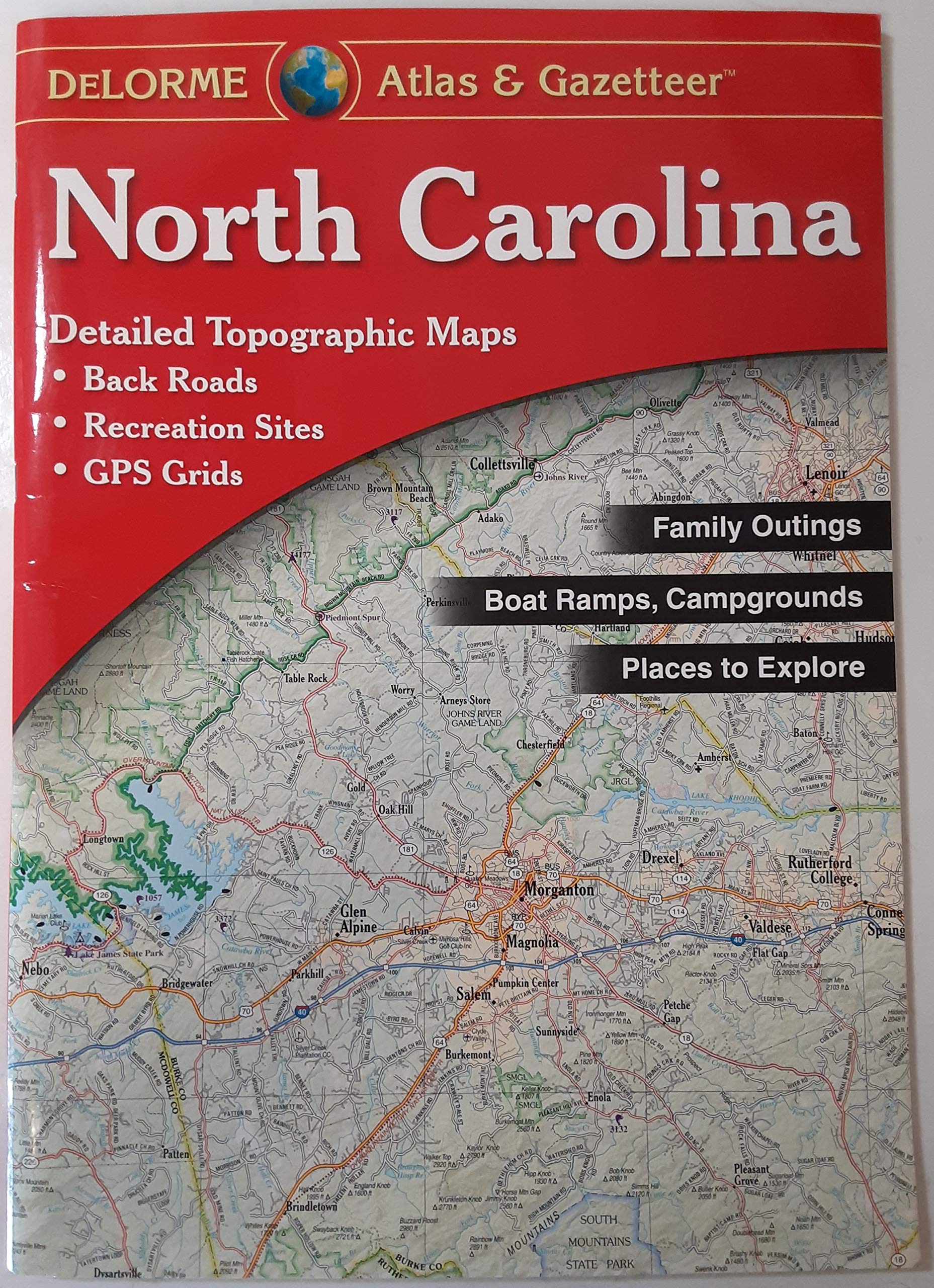 North Carolina Atlas & Gazetteer (DeLorme Atlas & Gazetteer): Delorme ...