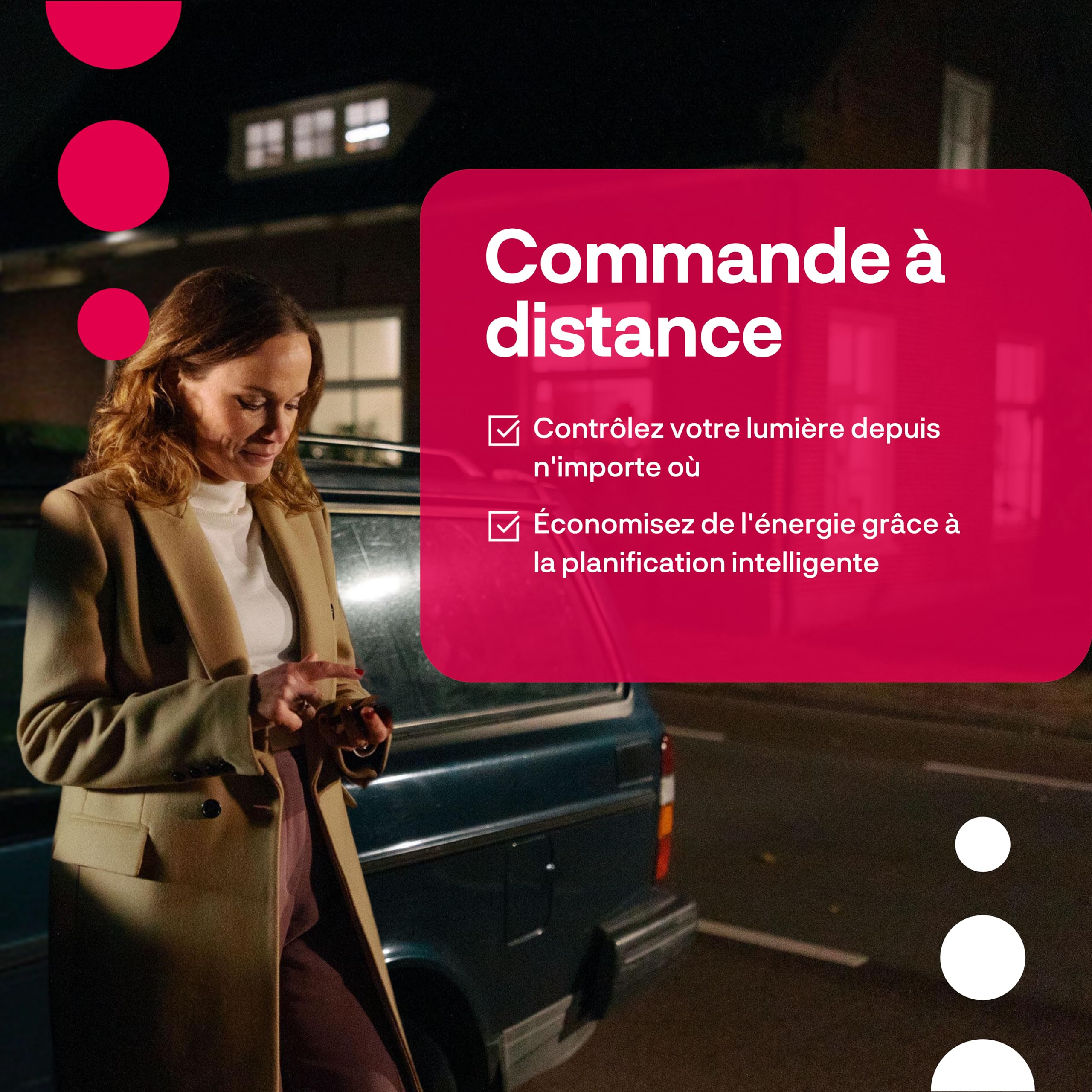 innr Ampoule Connectée E27, Blanc Chaud à Froid, pour Hue* et hubs Zigbee | LED Lampe, 2000K-6500K, 50 % de luminosité en plus, 1190 lumens, Intensité Variable, 4-pack