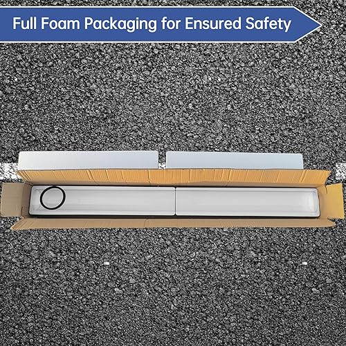 Miniatura 7 de Repuesto de tubo de vidrio para calentador de patio, 49.5 pulgadas de alto 4 pulgadas de diámetro, piezas de repuesto para calentador de patio con