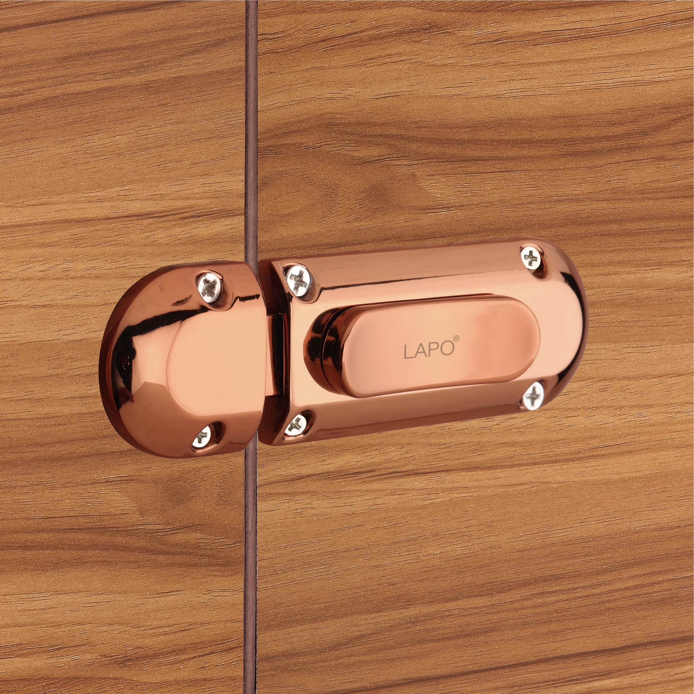 LAPO 4 Pack YOT Door Stopper for Home/Latch Lock for Bathroom/Door chitkani/Door Security Baby Lock Latch for Home Doors - Pack of 4 (PVD-Rose Gold) (B0CQ5BBX8K) Amazon Price History, Amazon Price Tracker