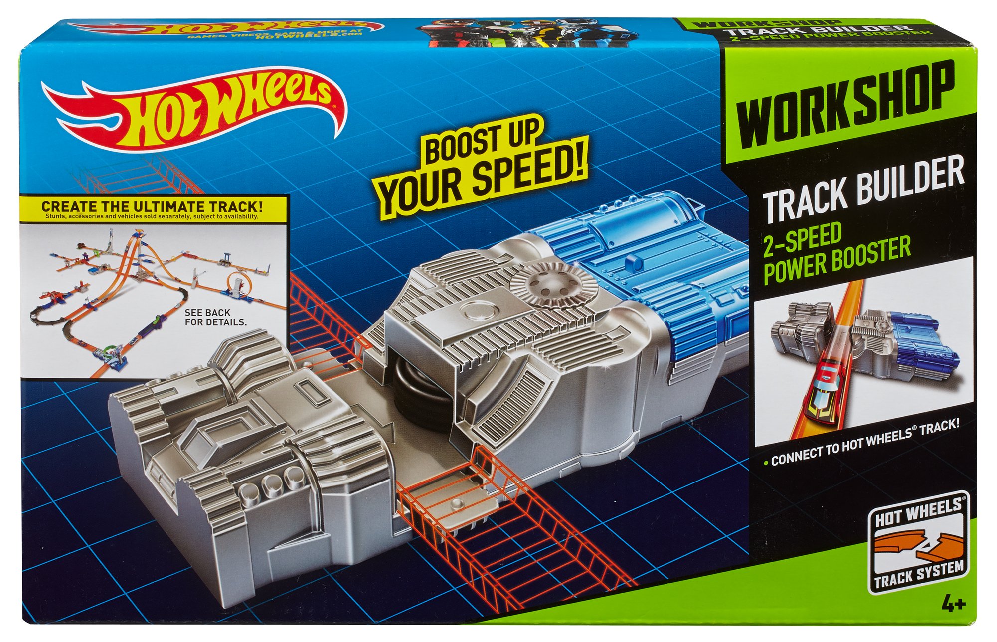 hot wheels motorized booster