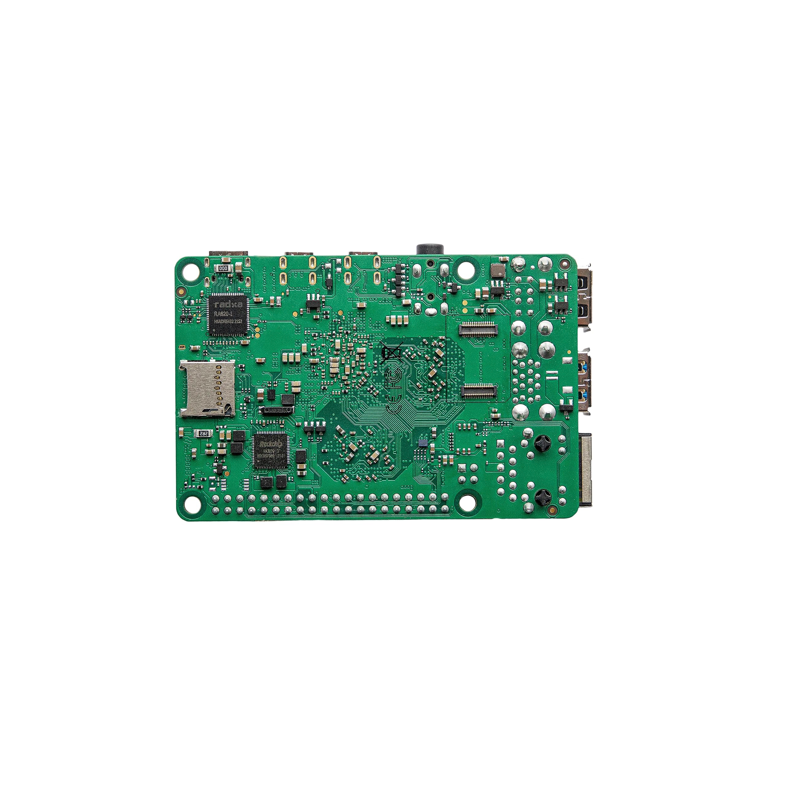WayPonDEV Rock PI 4 Model C Plus 4G RAM Rockchip RK3399T 64bit Hexa-Core Based Single Board Computer Compatible with Raspberry Pi 4B