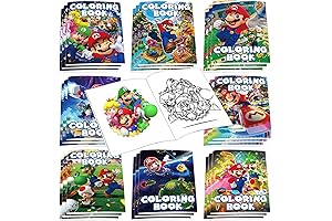Super Mario DIY Coloring Books for Creative Kids Fun