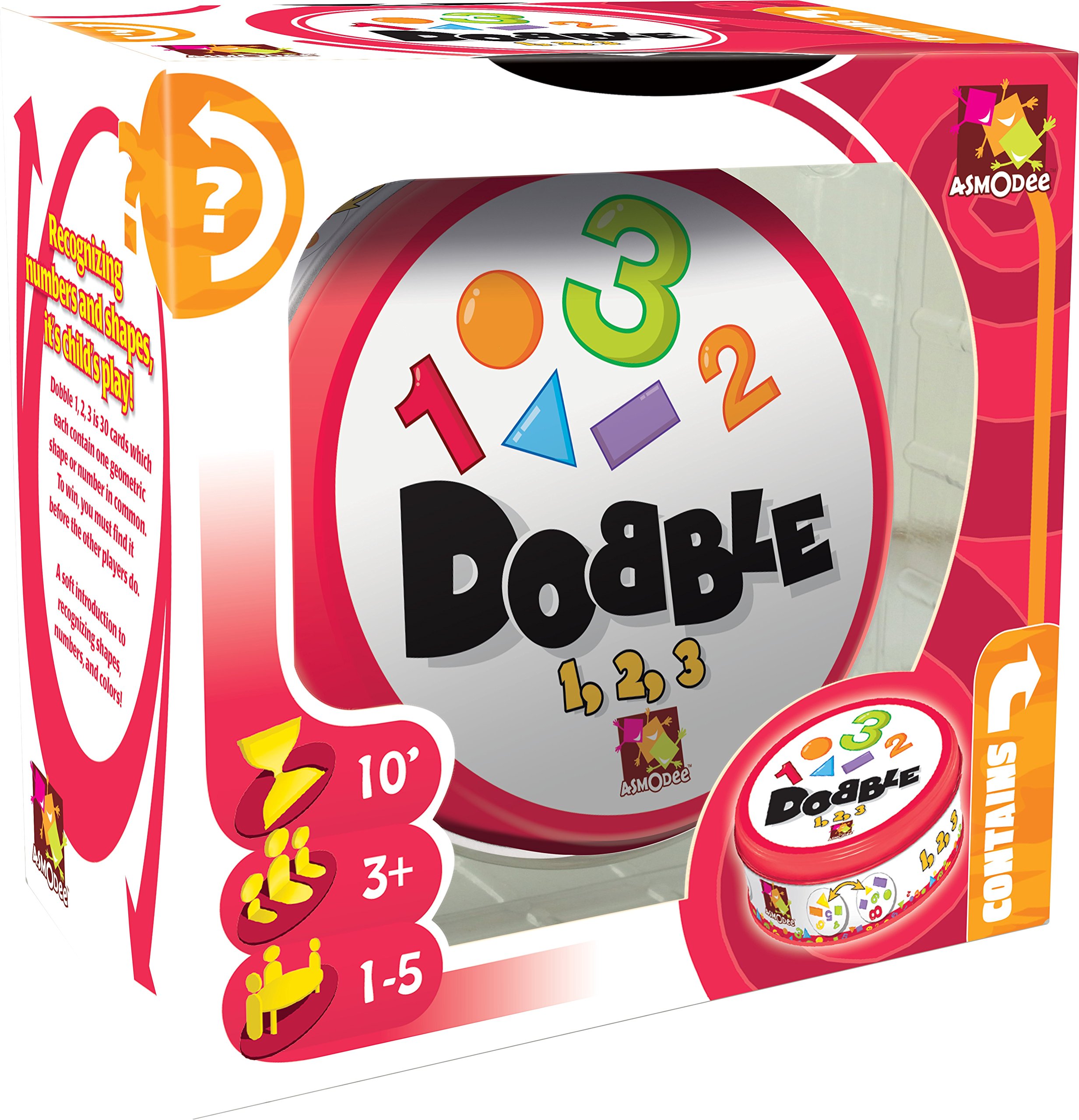 Asmodee Dobble 123 Card Game