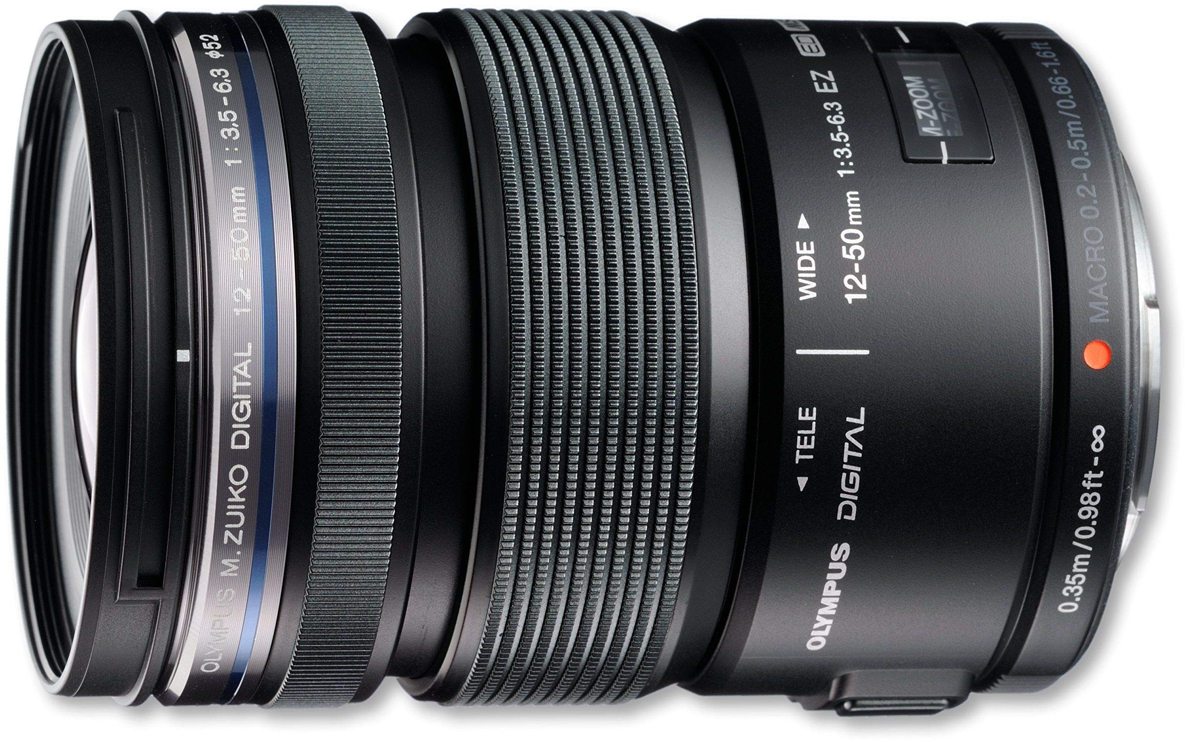 Olympus M.Zuiko Digital ED 12-50mm 1:3.5-6.3 EZ Lens - Black  