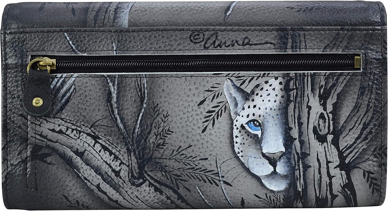 Anna by Anuschka | Hand Painted, Three Fold - Image 2