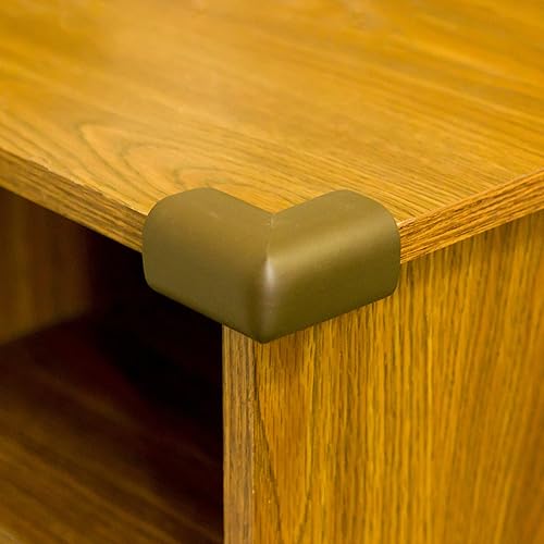 Miniatura 8 de Edge Armor 4 protectores de esquina más 6.6 ft de protector de bordes - marrón chocolate