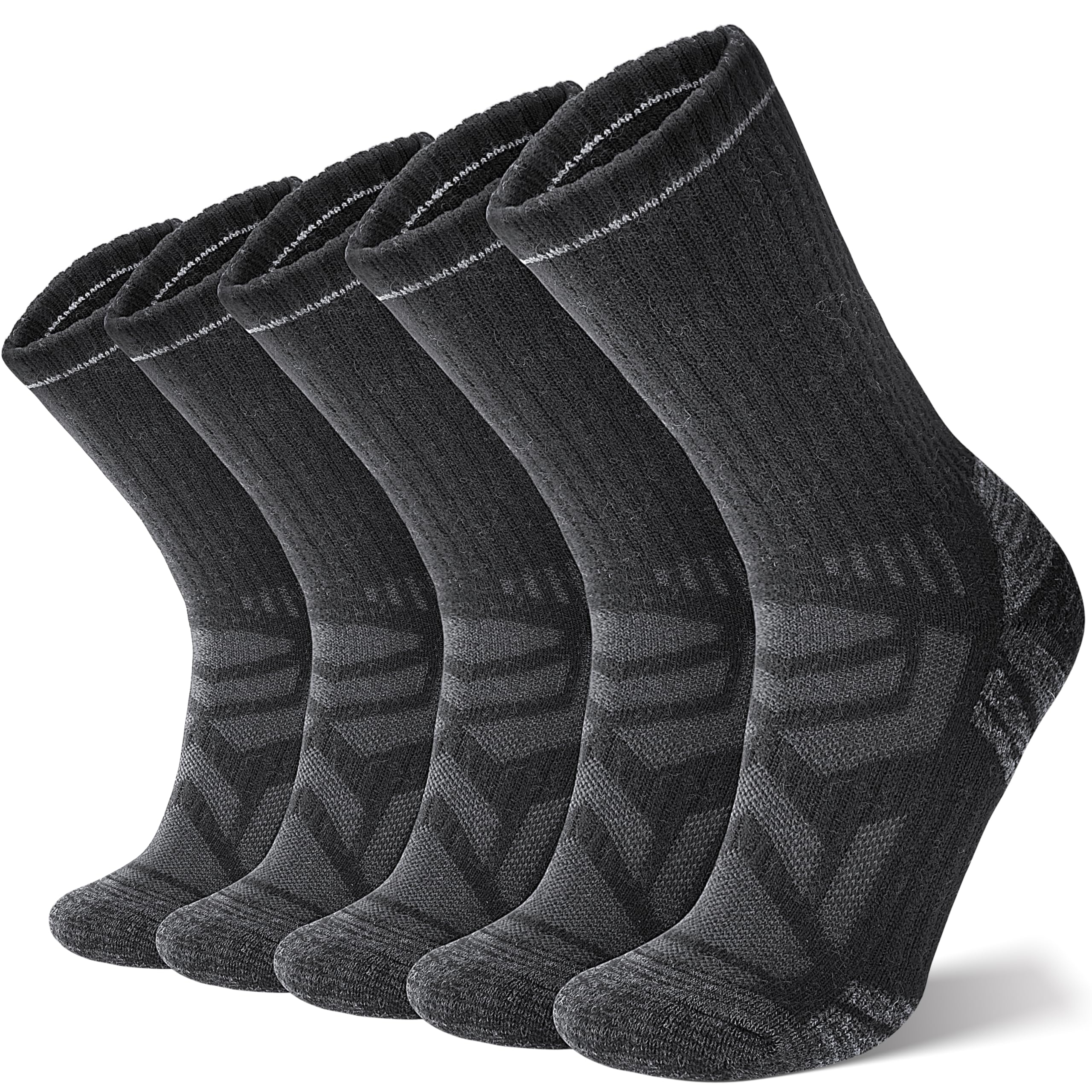 Merino Wool Hiking Socks, Enhanced Breathability, for Men and Women