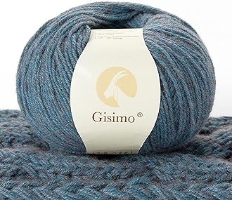 Gisimo 100% Inner Mongolian Cashmere Yarn Luxurious Hand Knitting Yarn Home Necessity for DIY Crafts