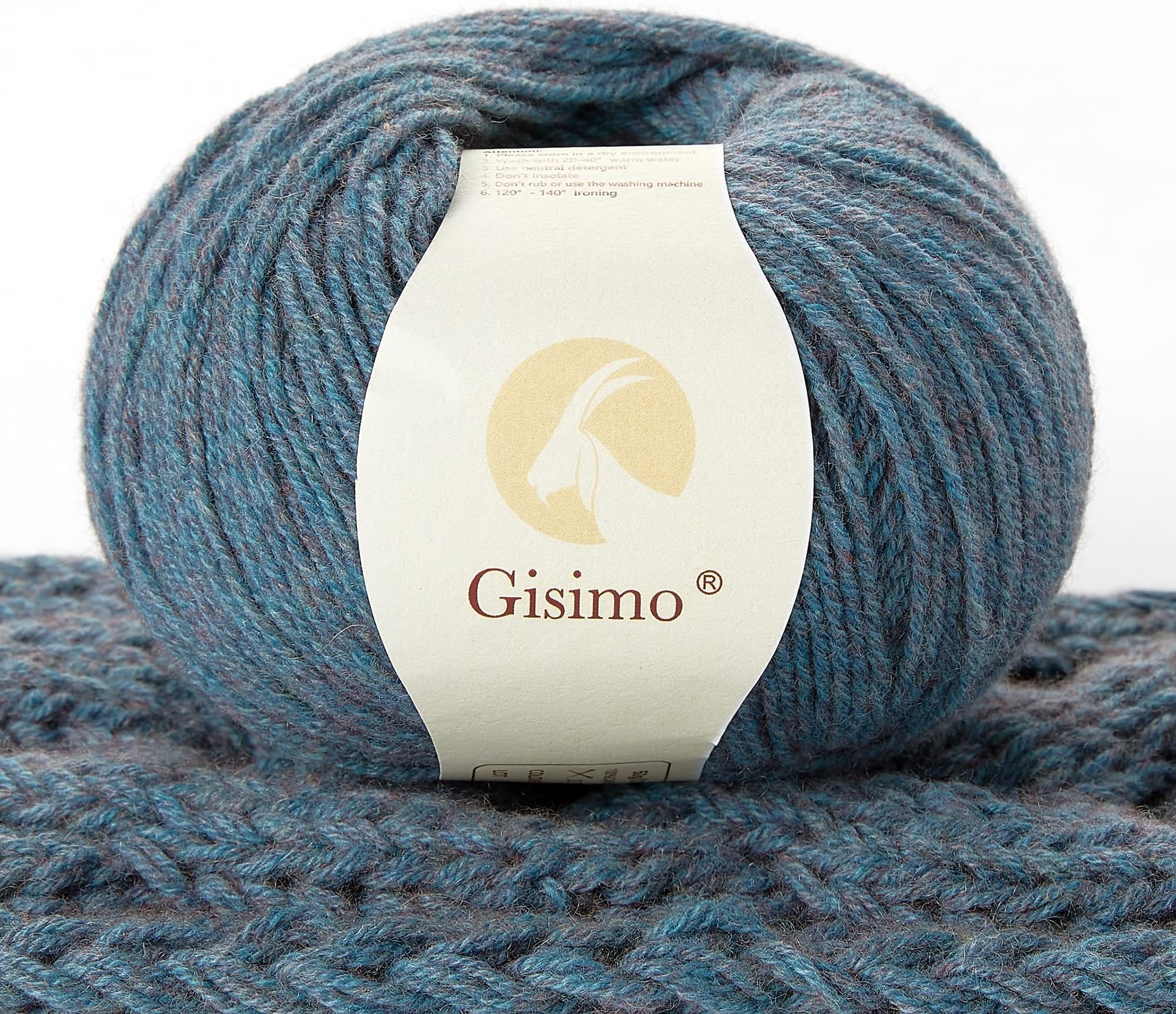 Gisimo 100% Inner Mongolian Cashmere Yarn Luxurious Hand Knitting Yarn Home Necessity for DIY Crafts