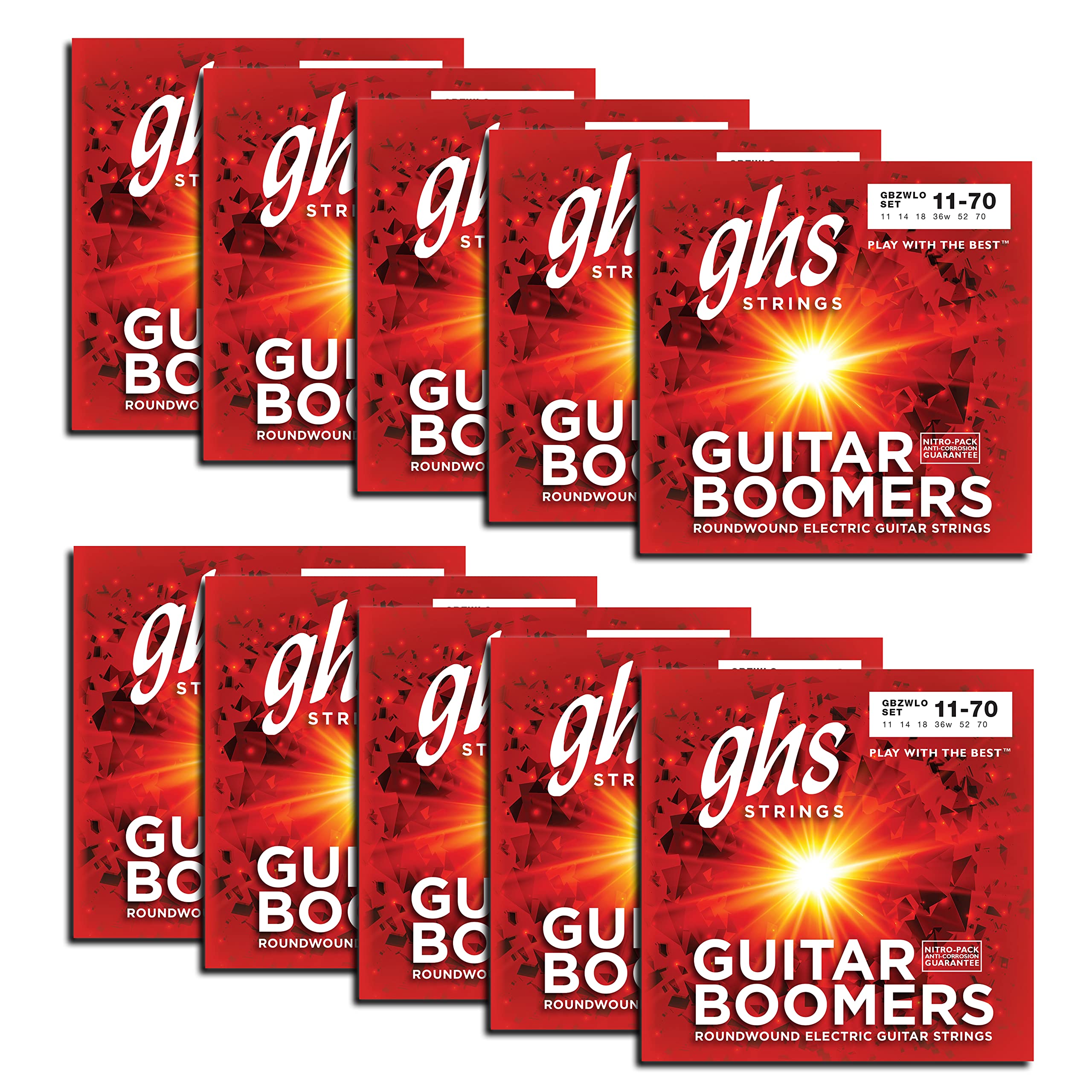 GHS Strings E-Gitarrensaiten (GBZWLO-10 SET)
