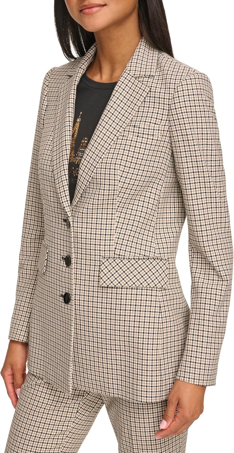 Karl Lagerfeld Womens Pattern Blazer - Image 2