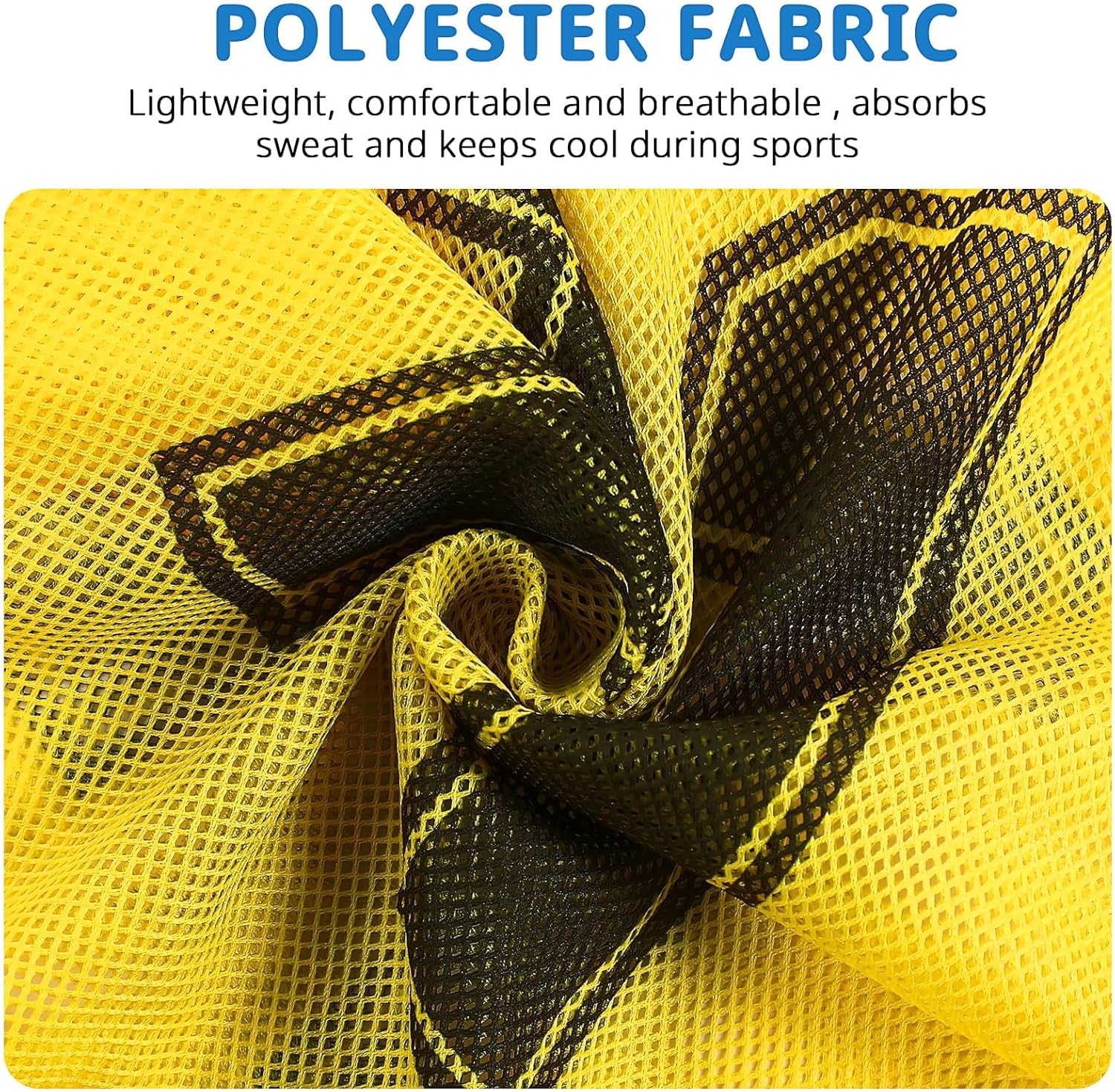 48Pcs Team Sports Pinnies Youth Scrimmage Vest Soccer Training Vest Mesh Numbered Football Jersey for Kids Youth (4 Colors)