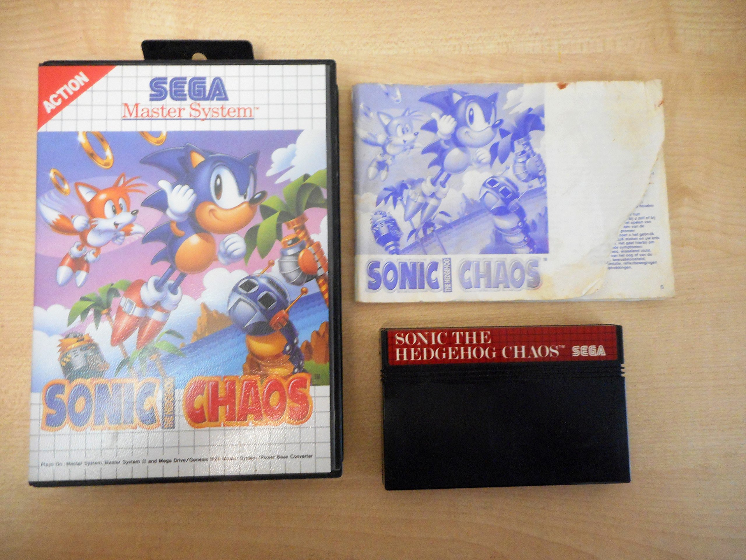 Sonic The Hedgehog - Sega Master System (jeu Complet, Bon état)