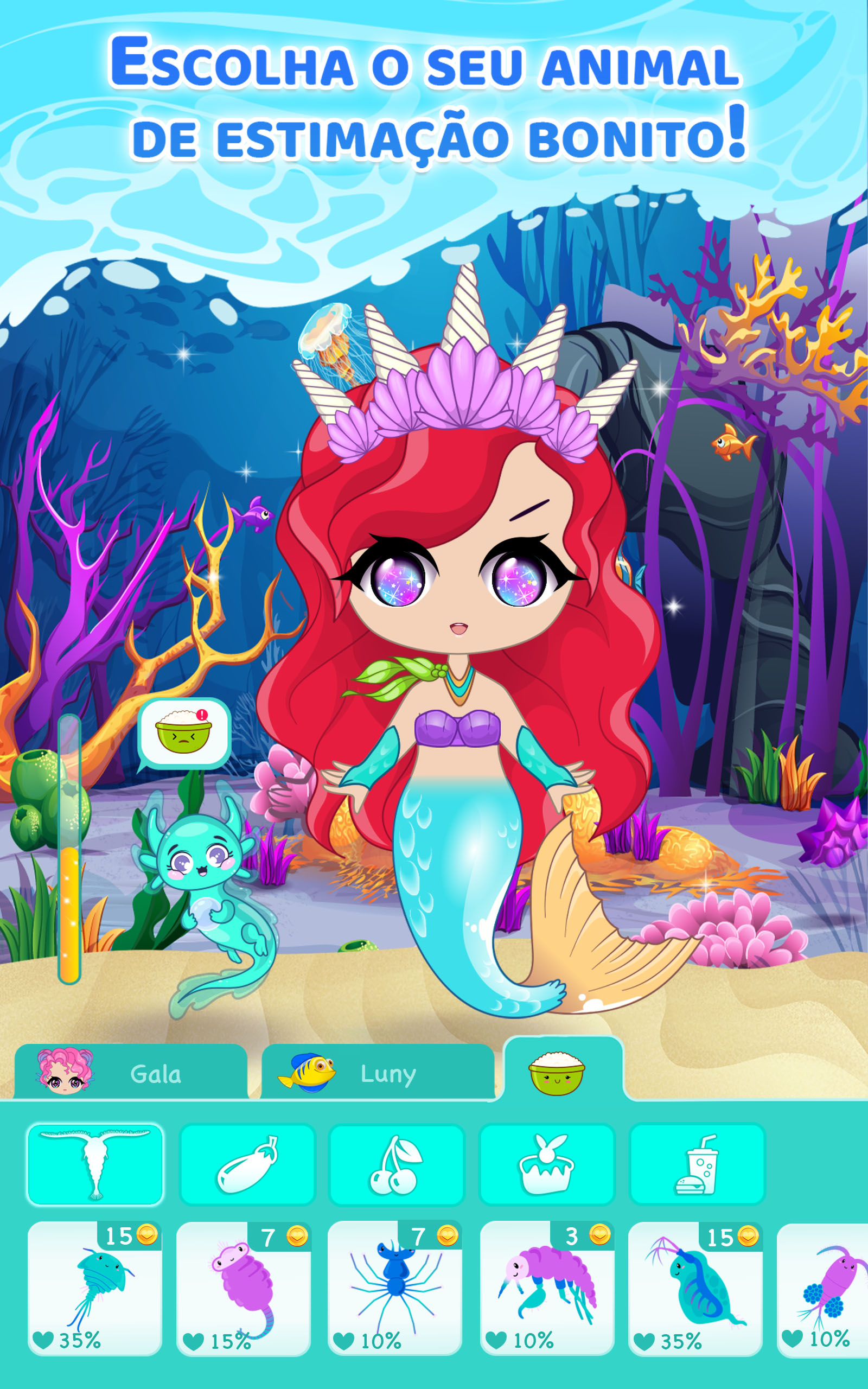 Princesa Sereia Jogos De Vestir Para Meninas - Aplicativo na Amazon ...
