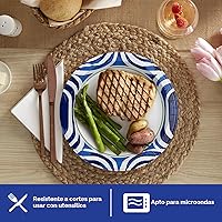 Vista 5 de Dixie Platos de papel ultra grandes, 10 pulgadas, 172 unidades (4 paquetes de 43 platos), 3 veces más fuertes, resistentes, aptos para microondas, a