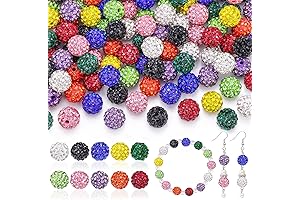 10mm Rhinestone Beads: A Kaleidoscope of Shimmering Elegance for Crafting Delights