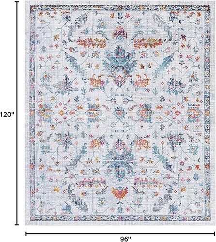 Miniatura 53 de Rugs.com Budapest Collection - Alfombra de área de 9 x 12 pies, color marfil, alfombra de pelo bajo perfecta para salas de estar, comedores grandes