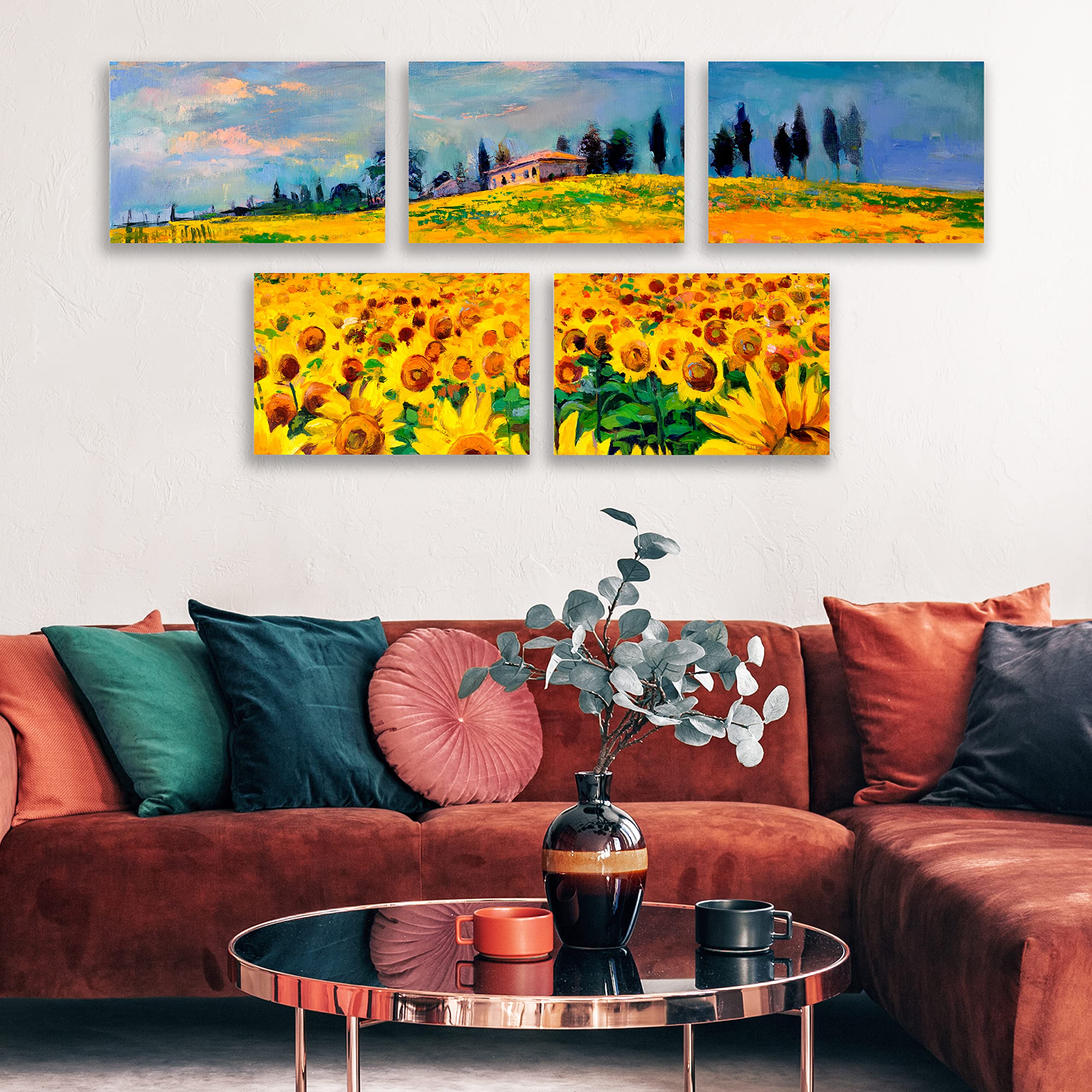 Belle Vous Confezione da 4 Tela per Dipingere Nere 40 x 50 cm Pannelli Tela Pre-Tesa per Pittura ad Olio e Acrilico