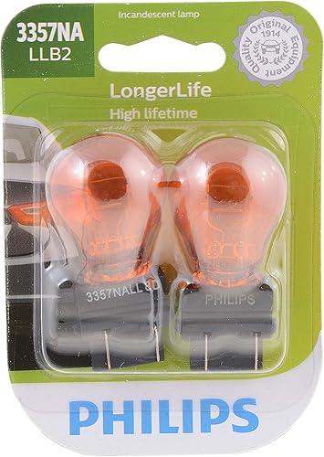 Philips 3357NA LongerLife - Bombilla en miniatura, paquete de 2