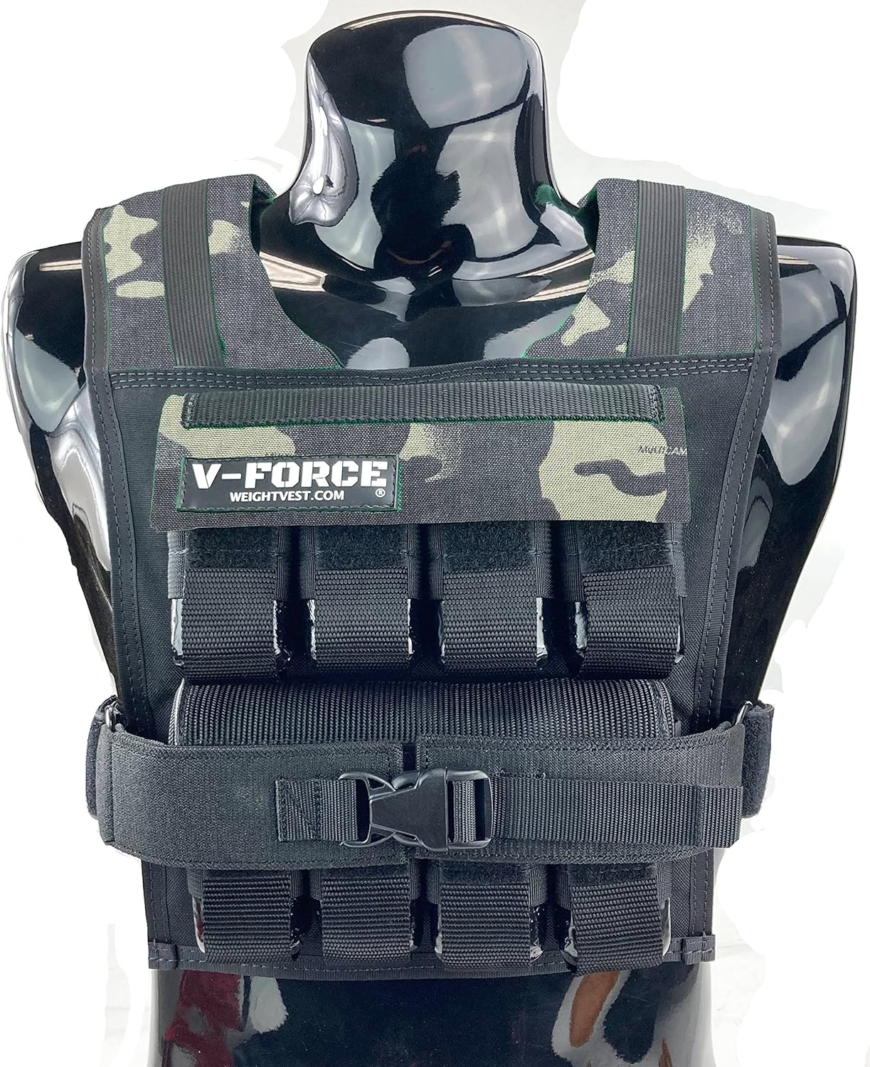V-Force 40 Lb Weighted Vest Black Multicam