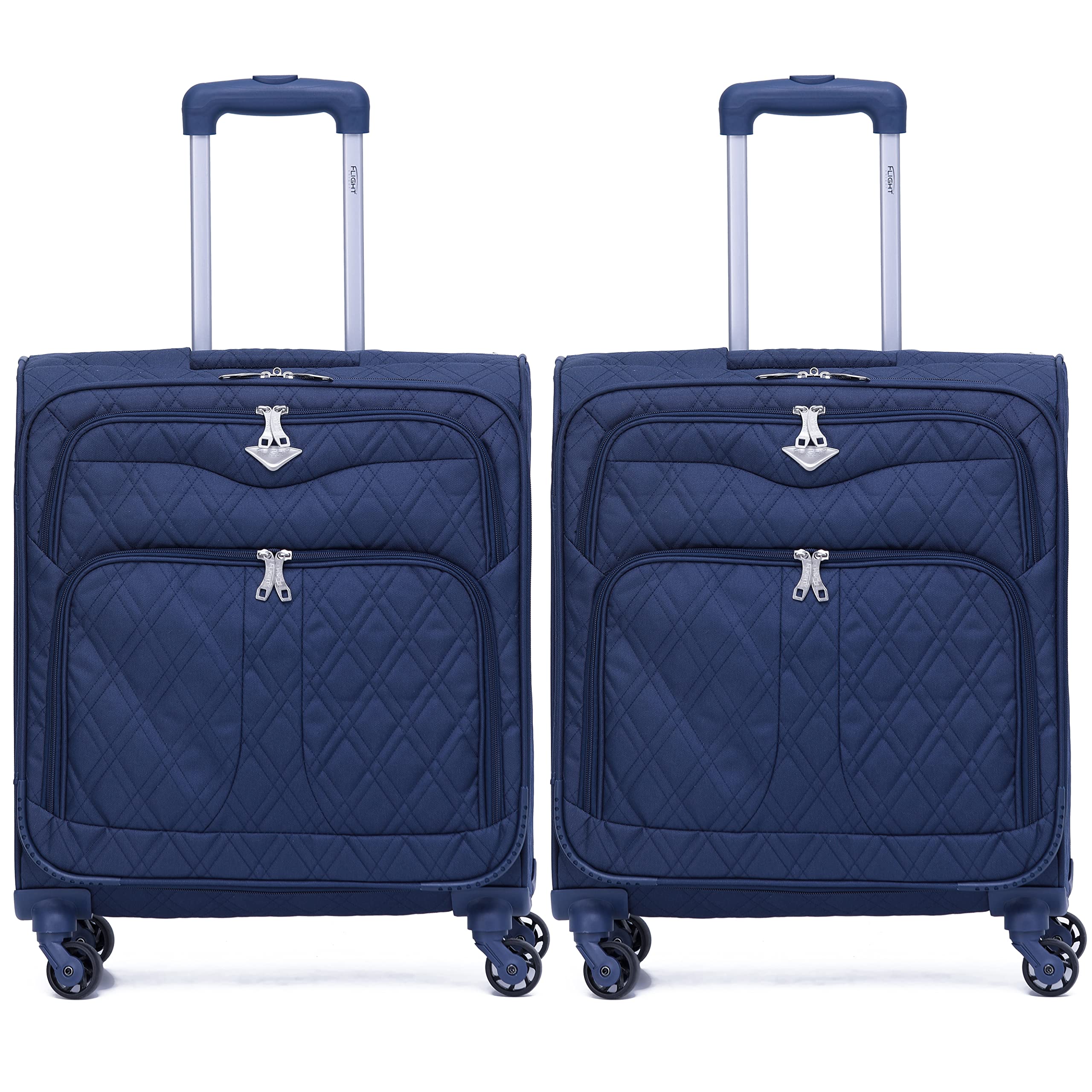 Flight Knight Lightweight 4 Wheel 800D Soft Case Suitcases Anti Crack Cabin & Hold Luggage Options Approved for Over 100 Airlines Including easyJet, BA & Many More! — view 28