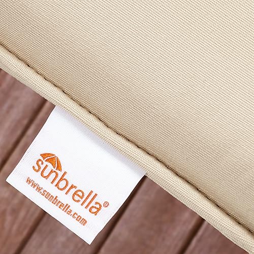 Miniatura 3 de Sorra Home Trupedic x Sunbrella - Juego de 2 cojines para silla de interior y exterior, perfectos para oficina, comedor, cocina, patio, porche o
