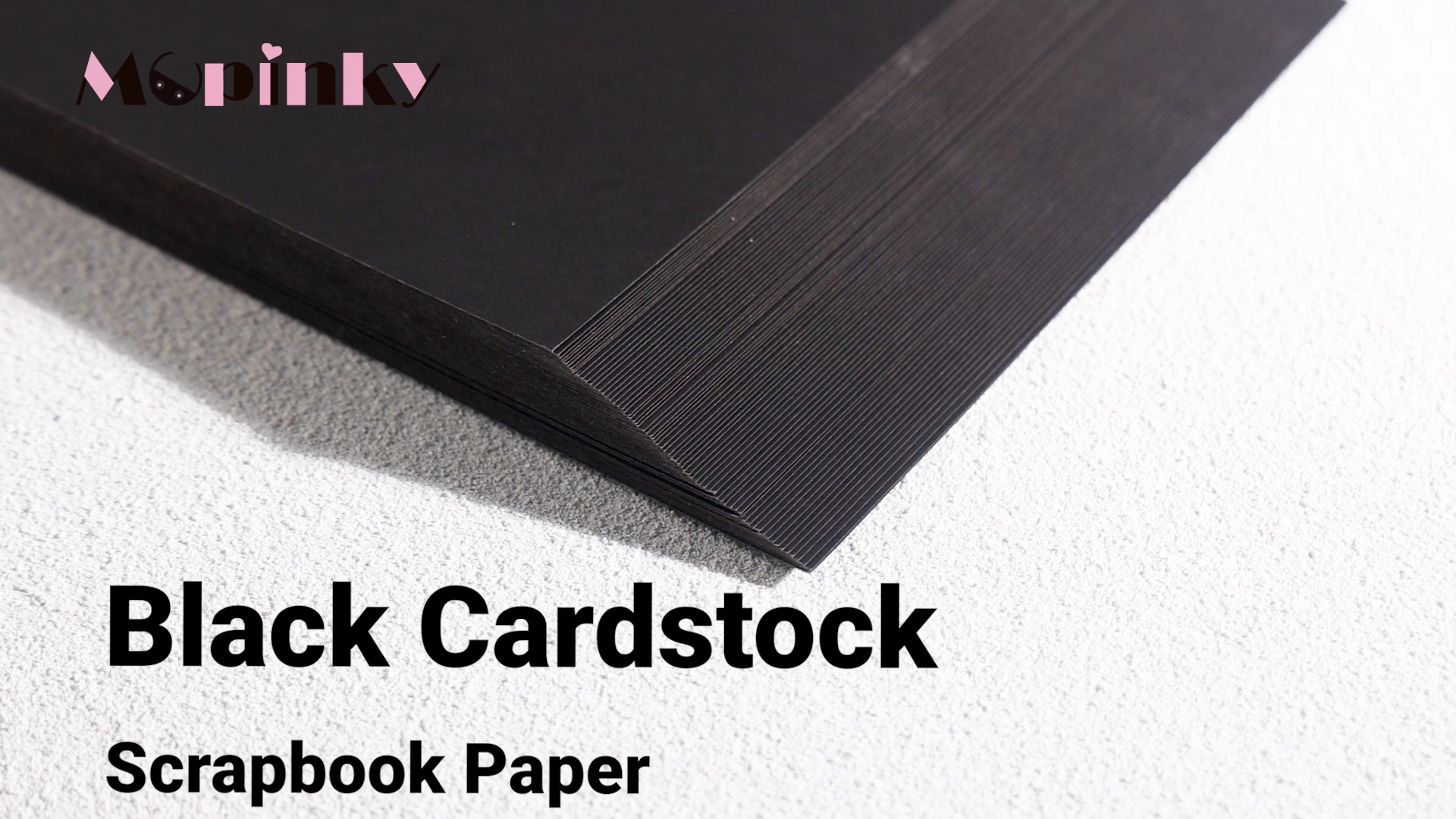 Amazon.com: MCPINKY 50 Sheets Black Cardstock 12x12, 85lb/230gsm