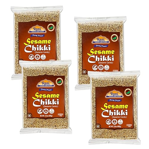 Miniatura 14 de Rani Chikki de anacardo (caramelo quebradizo) 3.5 oz (100 g) ~ Todo natural Vegano Sin colores Apto para gluten Kosher Origen indio