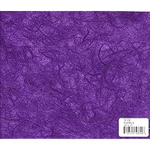 PURPLE - Unryu mulberry paper with gold threads