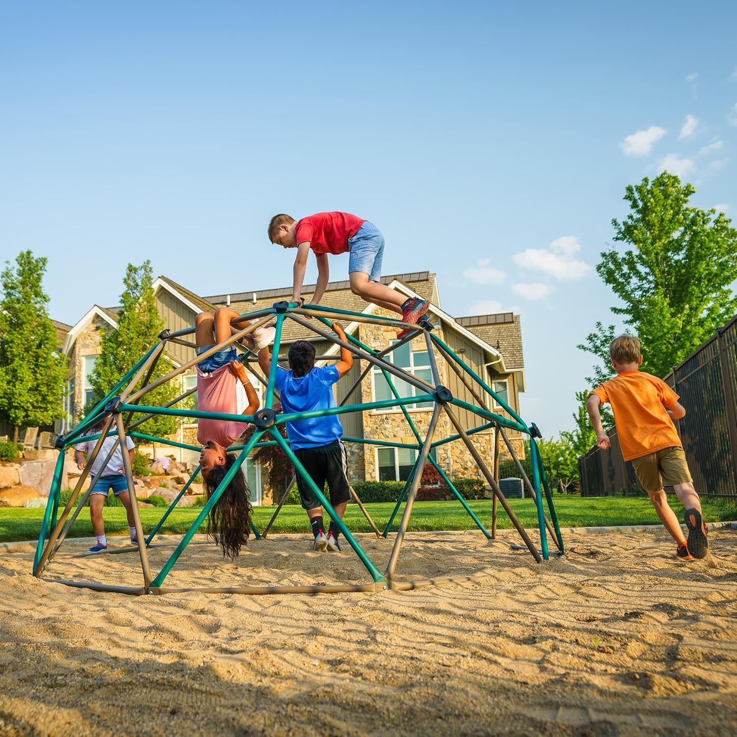 Lifetime Geometric Dome Climber Play Center, Earthtone
