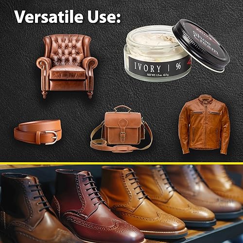 Miniatura 181 de Kelly's Shoe Cream - Pomada profesional para zapatos, 1.5 onzas, varios colores disponibles, Blanco B079VSF86S