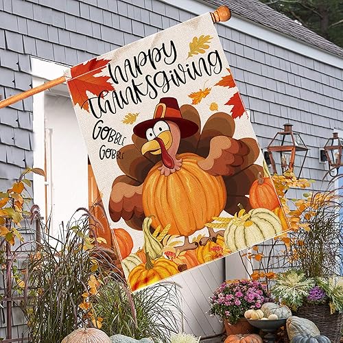 Miniatura 15 de Hexagram Bandera de jardín de Halloween, bandera de Halloween de 12 x 18 pulgadas, doble cara, banderas de calabaza de jardín feliz fantasma