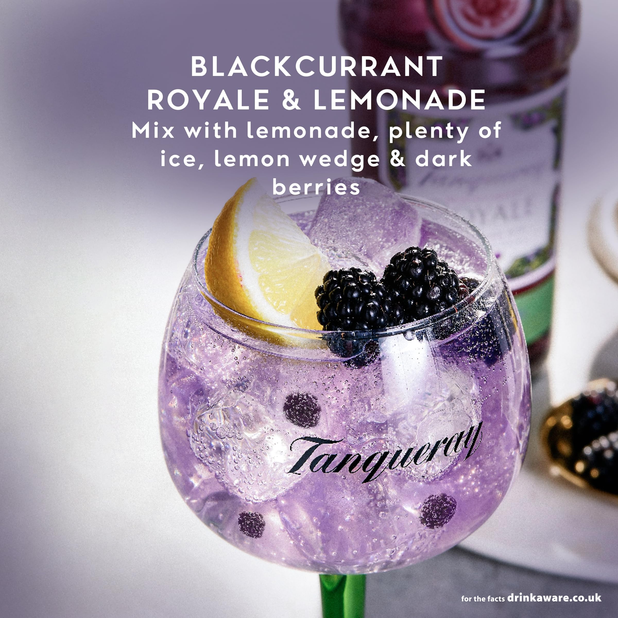 Tanqueray Blackcurrant ROYALE Distilled Gin 41,3% - 700 ml