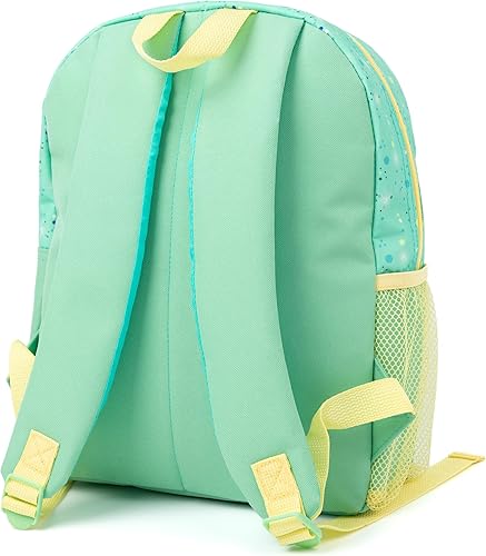 Miniatura 3 de Disney Tinker Bell - Mochila con purpurina verde con correas ajustables para niñas, Verde, Tamaño único