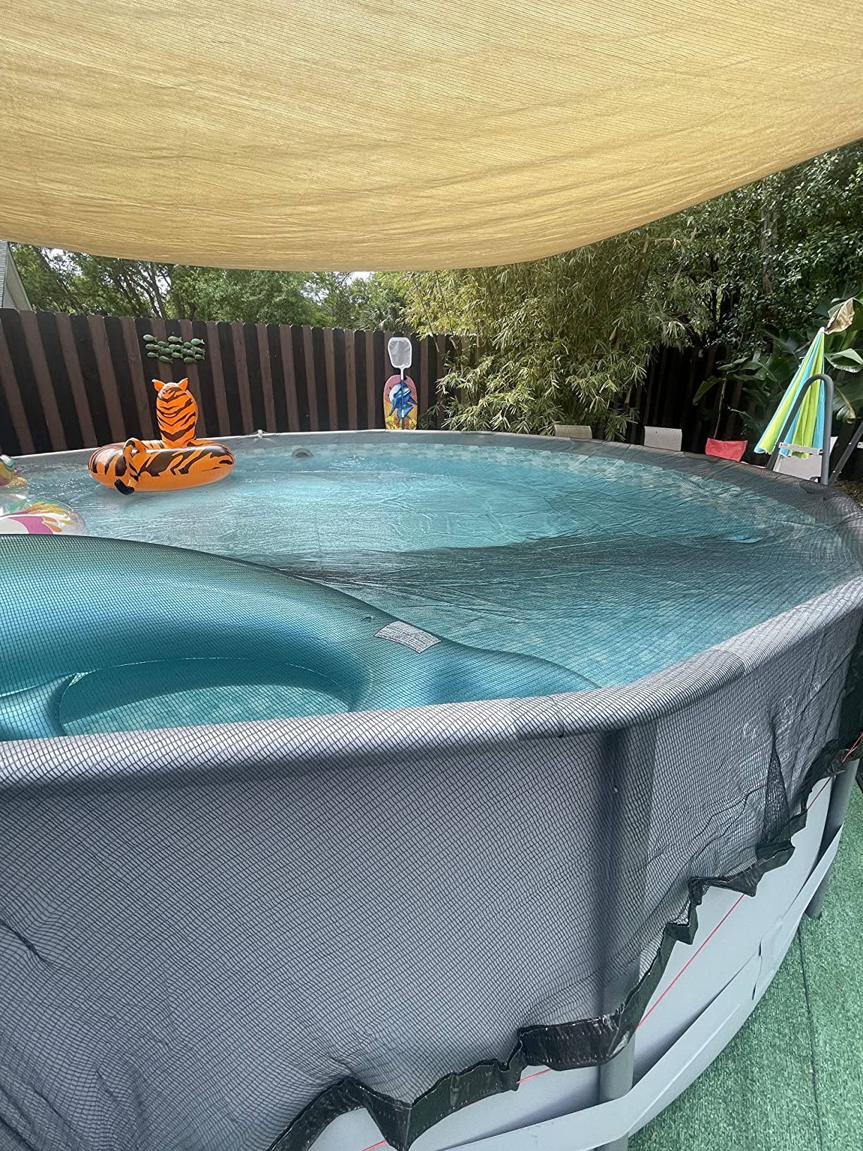 9/mo Finance In The Swim 18 Foot Round Above Ground Pool Leaf Net