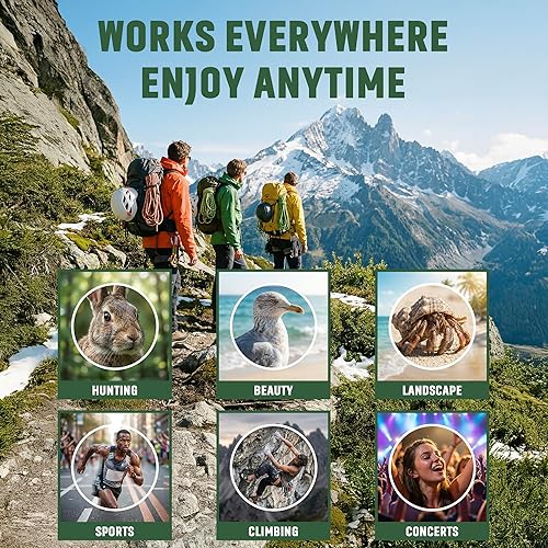 Miniatura 7 de Telescopio monocular para exteriores de 12 x 50 con adaptador de teléfono para observación de estrellas, observación de aves, caza,