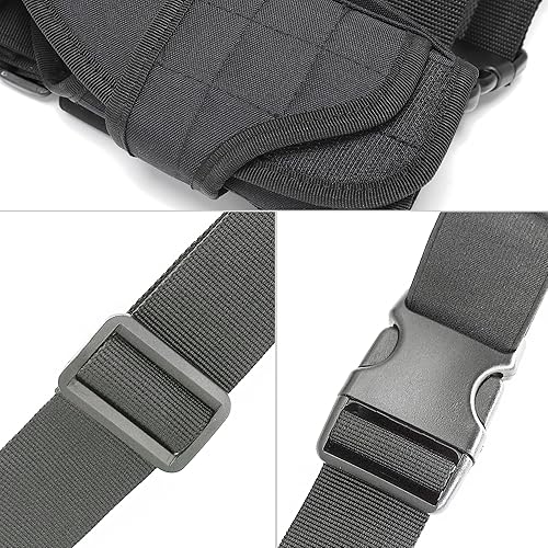 Miniatura 2 de Funda ajustable para pierna derecha, para hombres y mujeres, 0.354 in