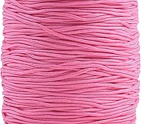 Vista 107 de KONMAY 1 rollo de cuerda de nailon para hacer pulseras de 150 yardas, trenzado de nailon Shamballa Macramé/cordón de cuentas de 0.4mm, cordón