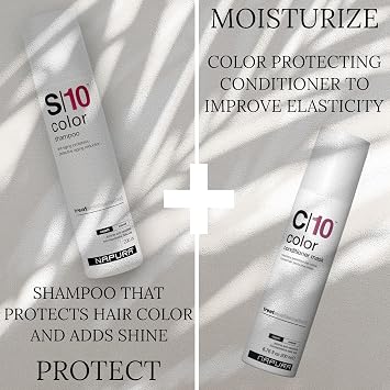 NAPURA Professional Color Care Bundle (Shampoo 6.76 fl oz and Conditioner 6.76 fl oz)