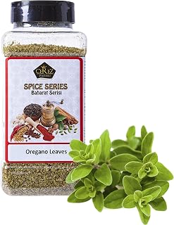 Cerez Pazari Premium Oregano Leaves Bulk 5.3oz - Natural Non-GMO Gluten-Free Whole Herb, Fresh Turkish Seasoning with Easy Flapper Cap
