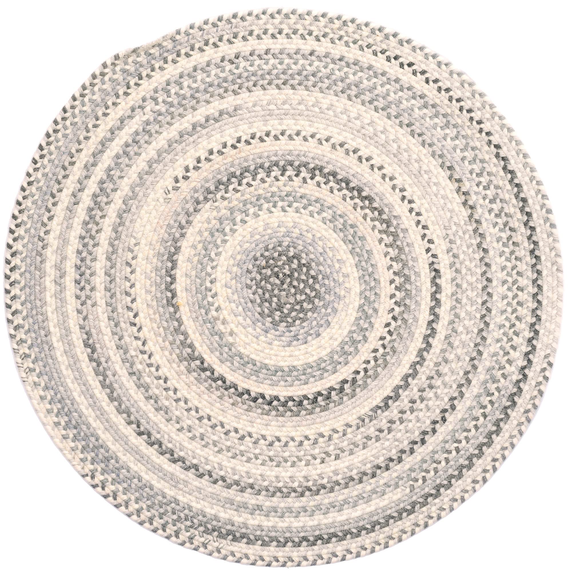 Capel American Heritage Shadow 0' 36" Round Braided Rug