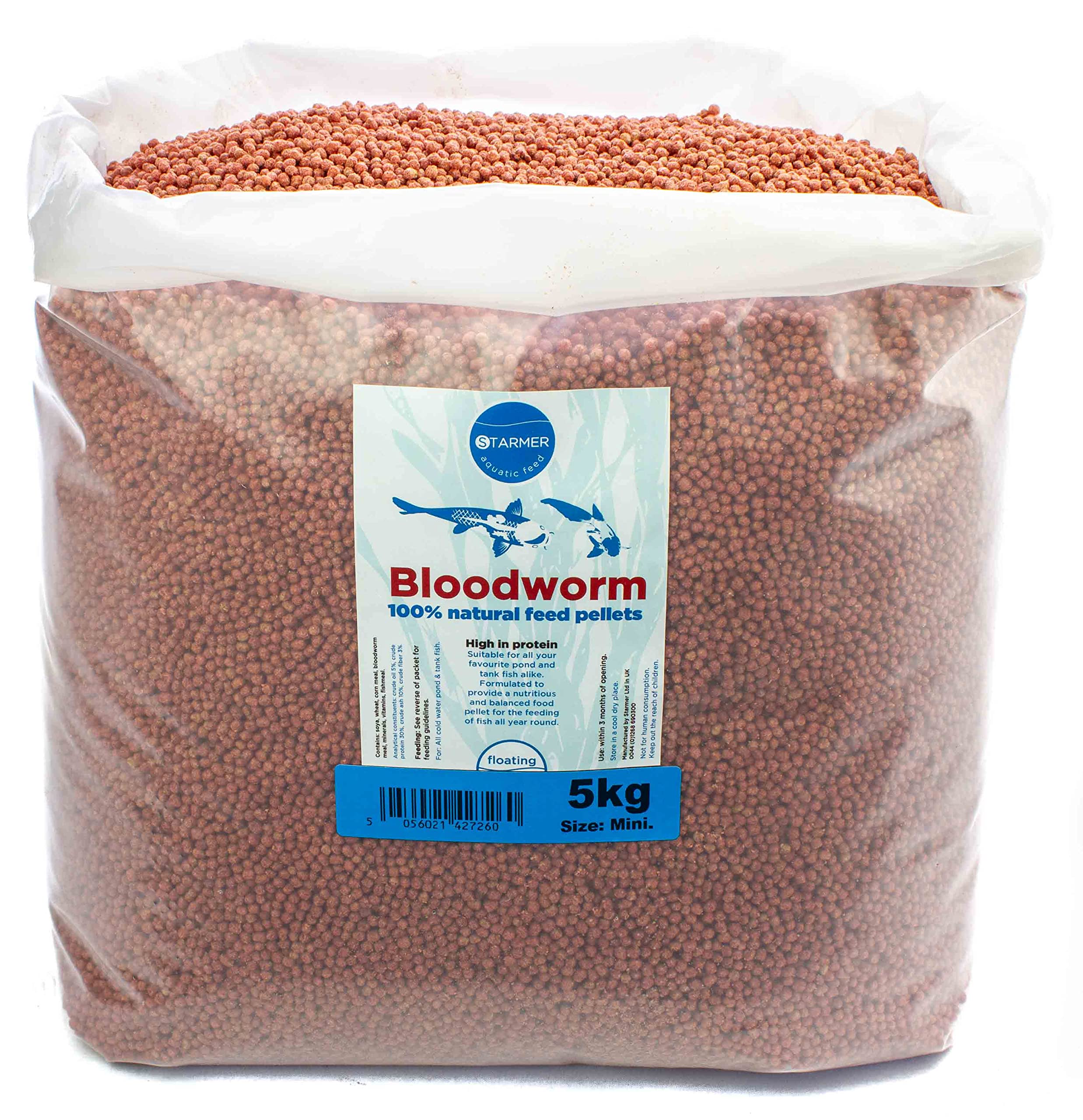 Bloodworm floating pellets / 3mm mini / 5kg