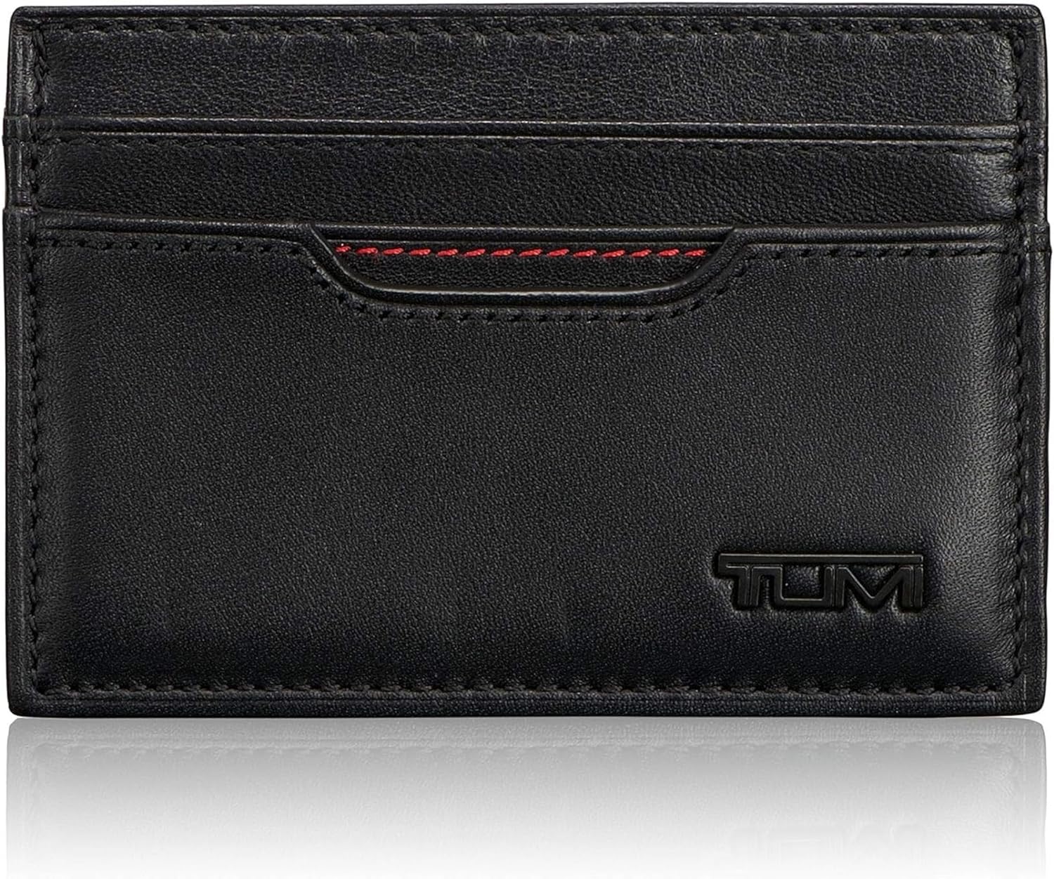 TUMI - Delta Slim Card Case - Men's Leather Wallet for Everyday & Travel - Black