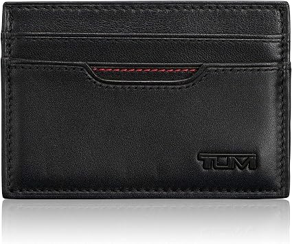 TUMI - Delta Slim Card Case - Mens Leather Wallet for Everyday & Travel - Black