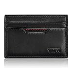 TUMI - Delta Slim Card Case - Men's Leather Wallet for Everyday & Travel - Black